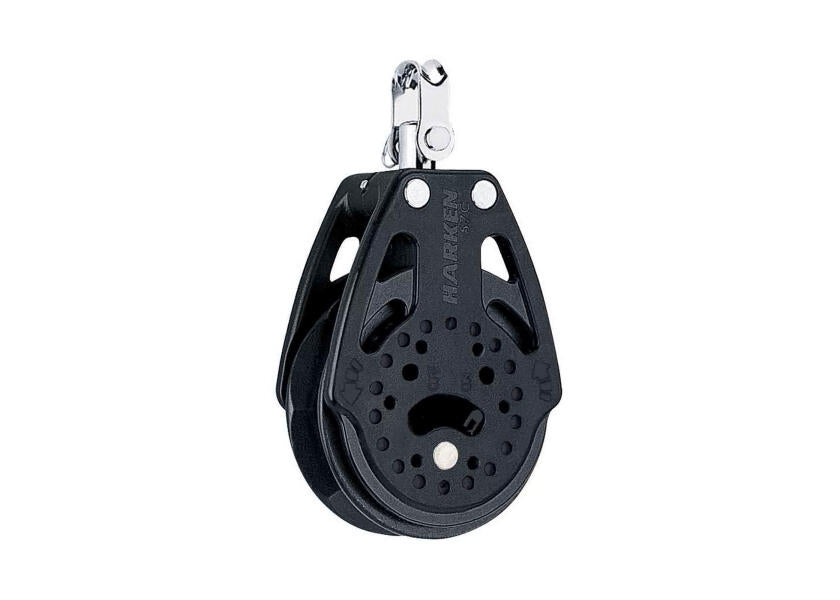 CARBO Ratchet enkelblokk med svivel 10 mm kulelager fra Harken for trim- og kontrollliner