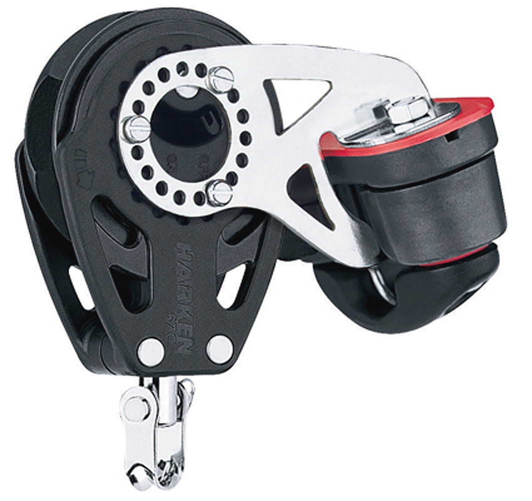 Carbo ratchetblokk 57 mm med cleat forfra