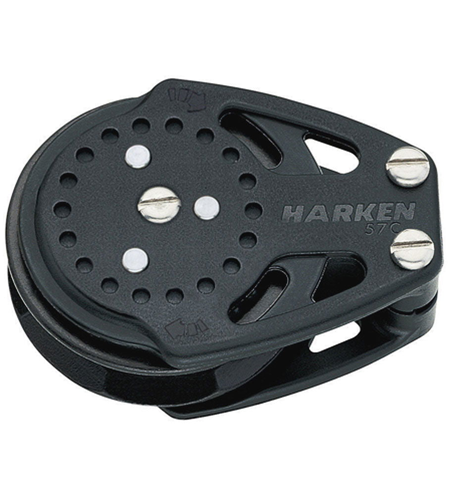 Carbo ratsjematisk førerblokk 57 mm 907 kg bruddlast - Harken forfra