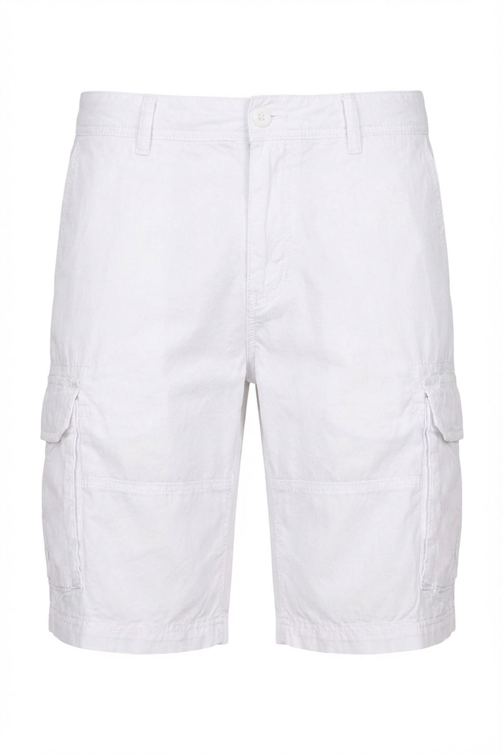Cargo bermudashorts vasket bomull stretch - Redpoint detalj av lommer
