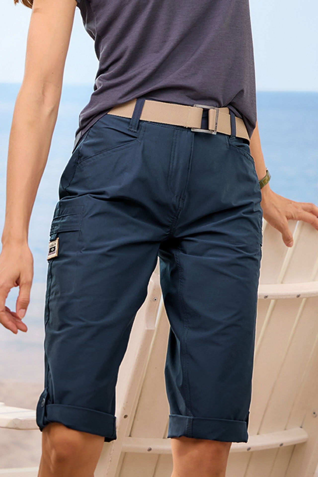 Cargo capribukse wash&go hurtigtørkende - Giga by Killtec detalj på lomme