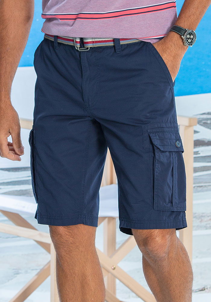 Cargoshorts bomull med lommer - Brühl bakside
