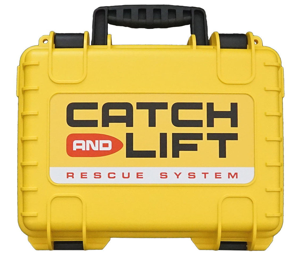 Catch & Lift redningssystem med kastelinje forfra