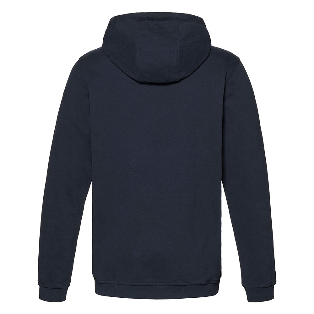 Classic hoodie med justerbar hette og ribbekant bakside
