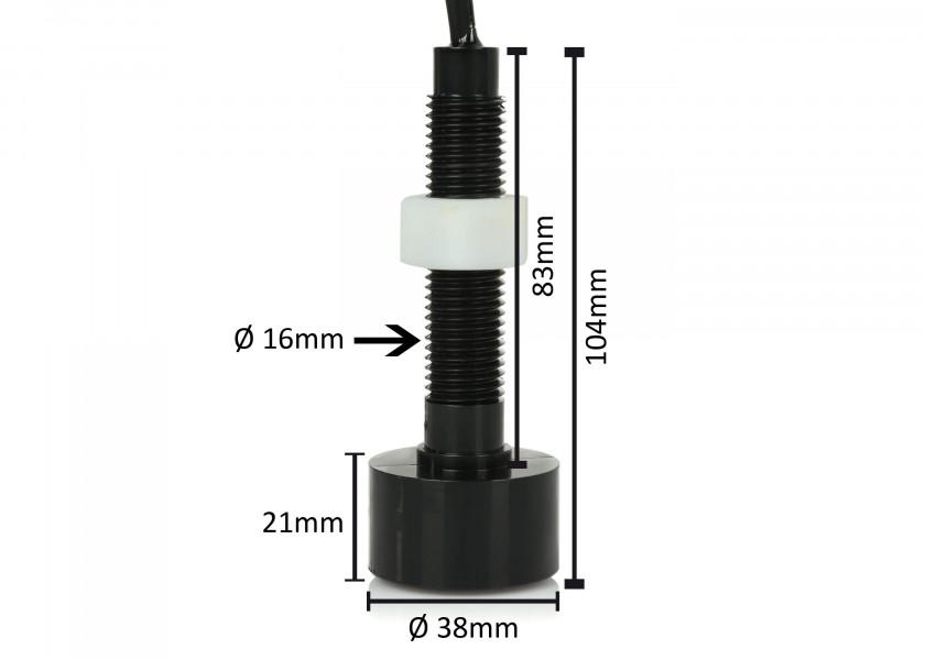 CLIPPER dybdemåler 0,8-100 m inkl. 150 kHz giver bakside