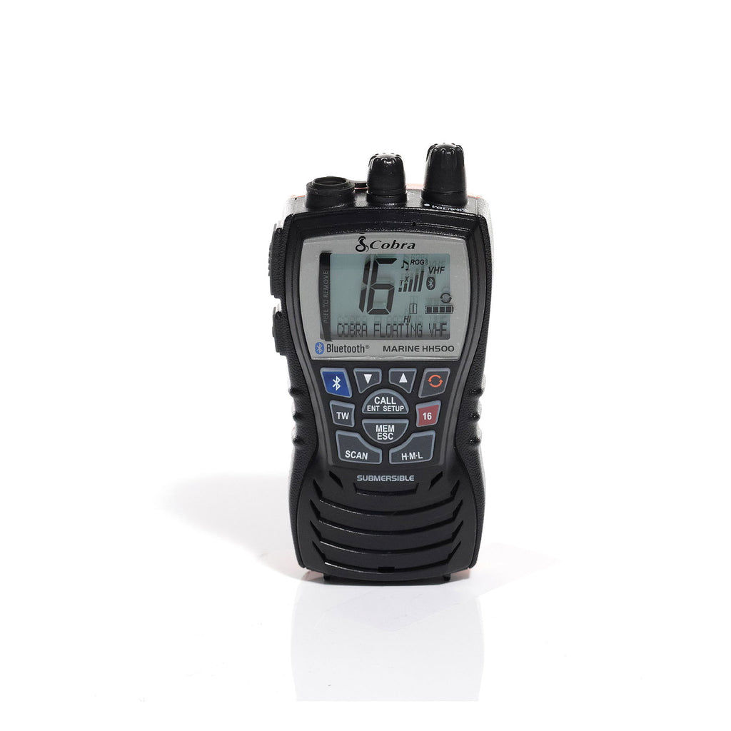 Cobra 500 Bluetooth håndholdt VHF forfra
