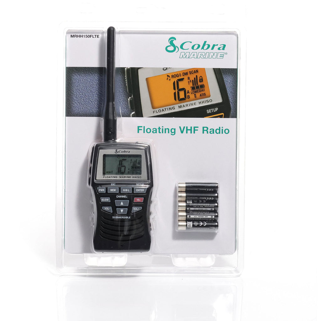Cobra MR HH150 håndholdt VHF med ladekabel