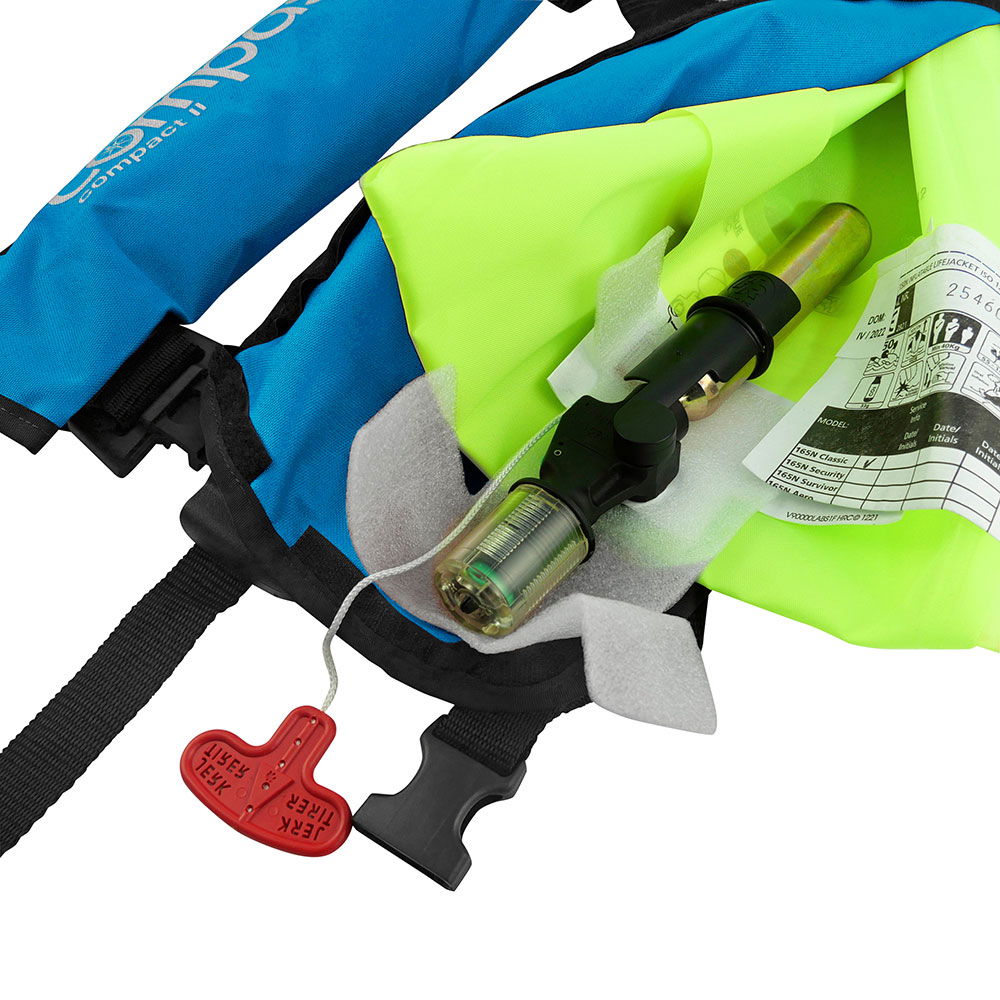 Compact 2 automatvest 150N 16 l oppdrift Compass nærbilde 2