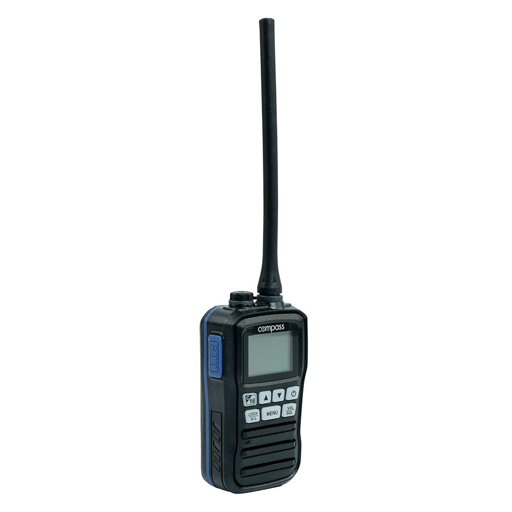 Compass CX-200 håndholdt VHF bakside