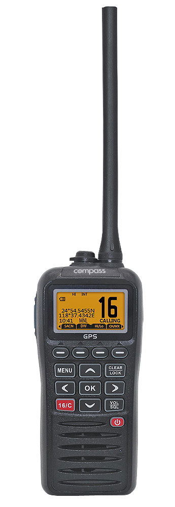 Compass CX-700 håndholdt VHF forfra