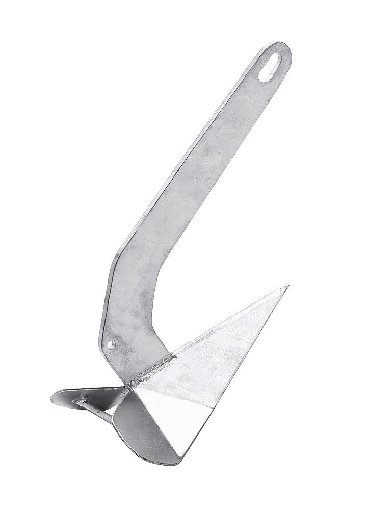 Compass Delta anker galvanisert stål 5 kg forfra