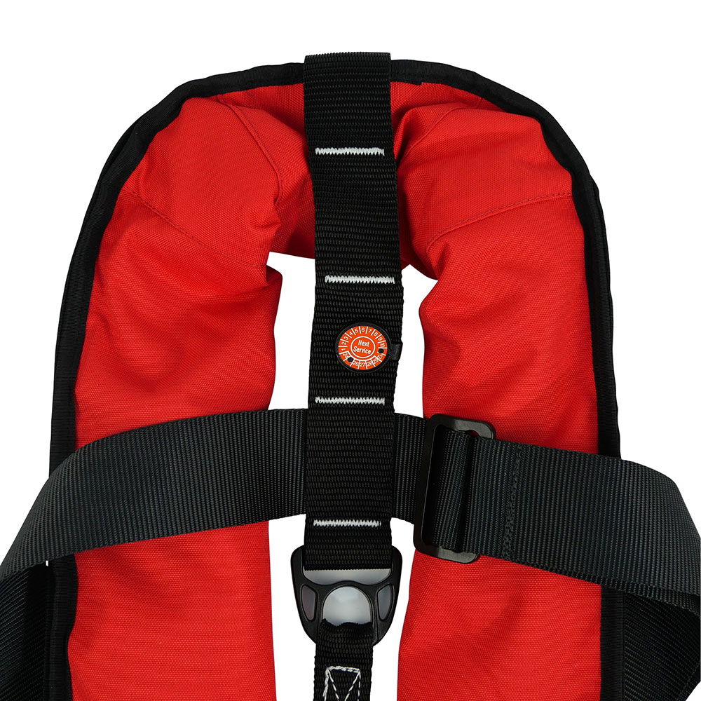 Compass Junior automatvest 150N med sele 2-pack oppdriftsdetalj