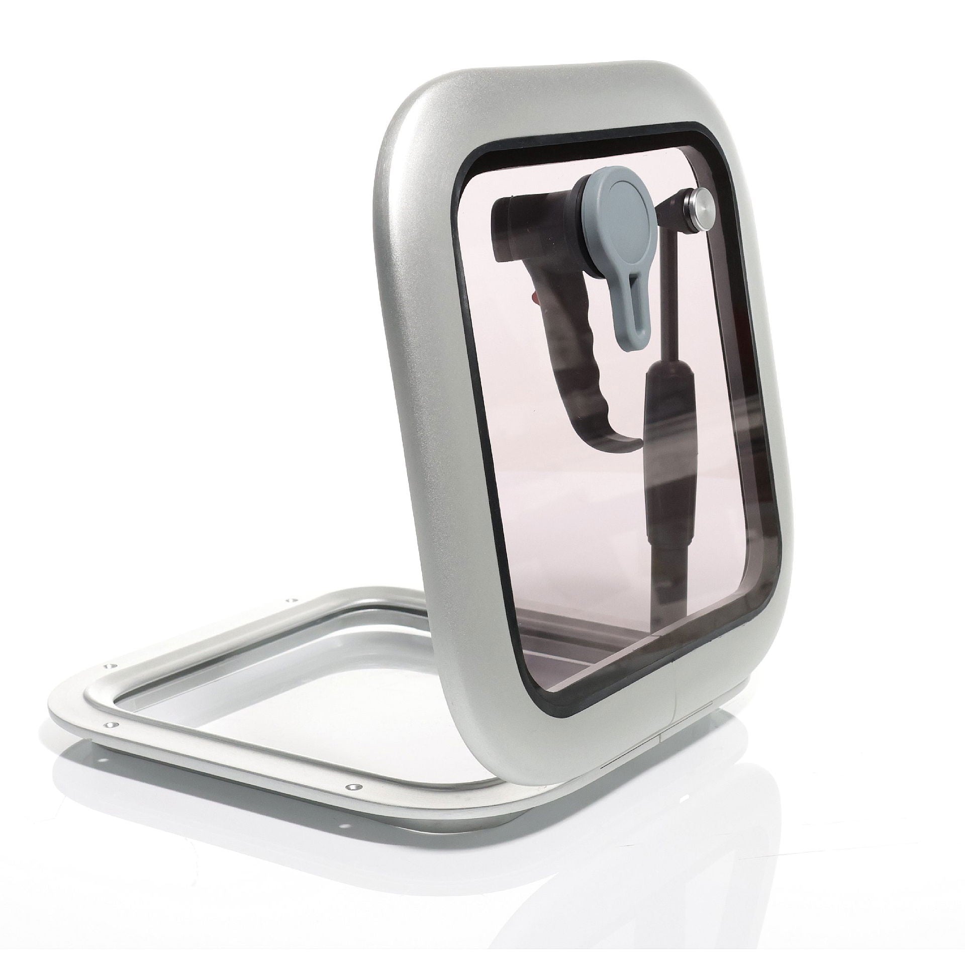 Compass Marine luke aluminium 260 x 260 mm akrylglass bakside