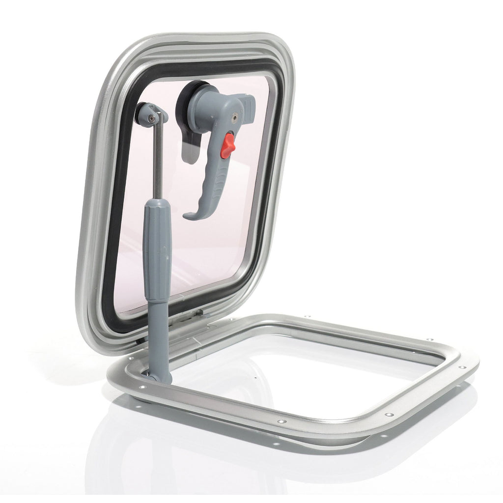 Compass Marine luke aluminium 260 x 260 mm akrylglass montert
