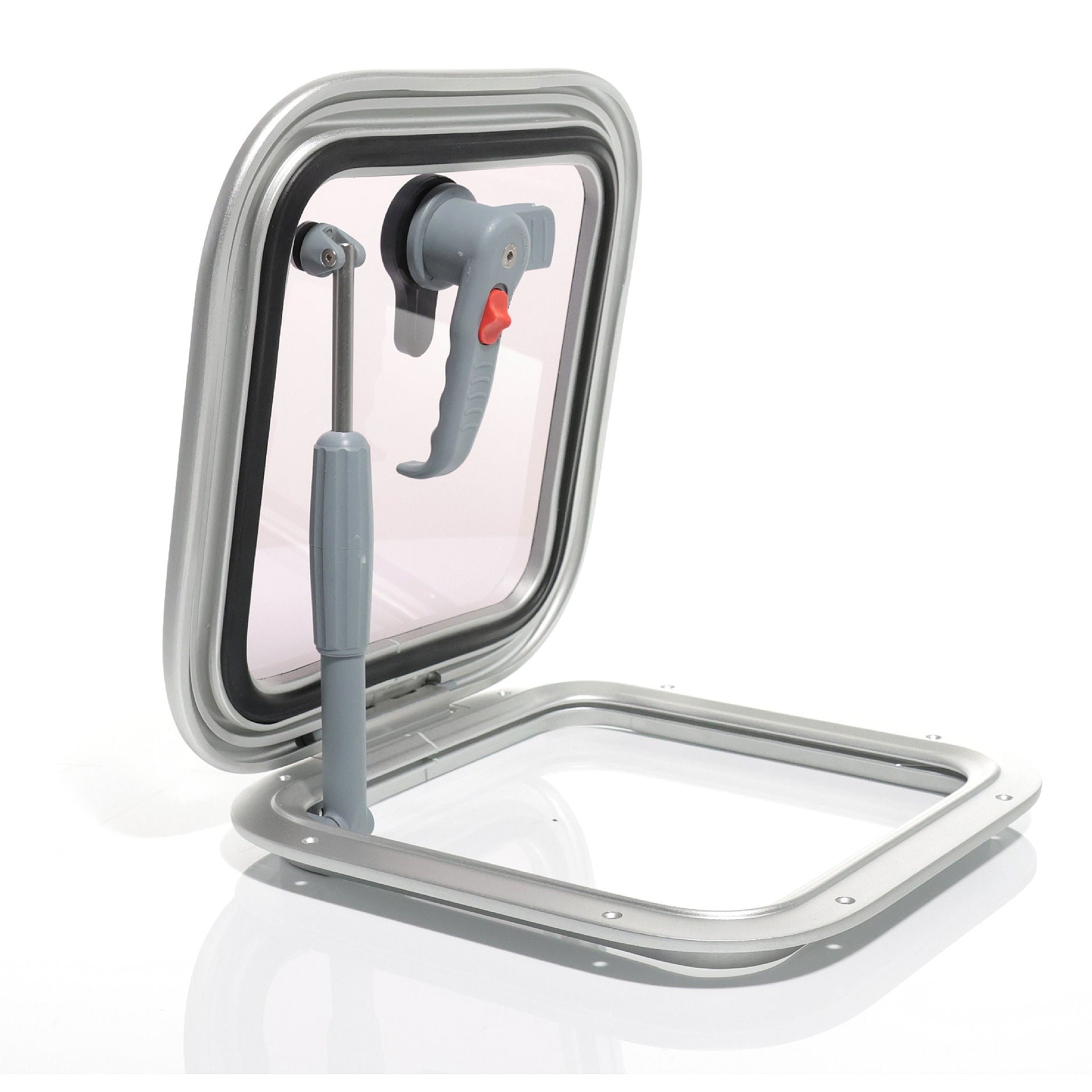 Compass Marine luke aluminium 260 x 260 mm akrylglass montert