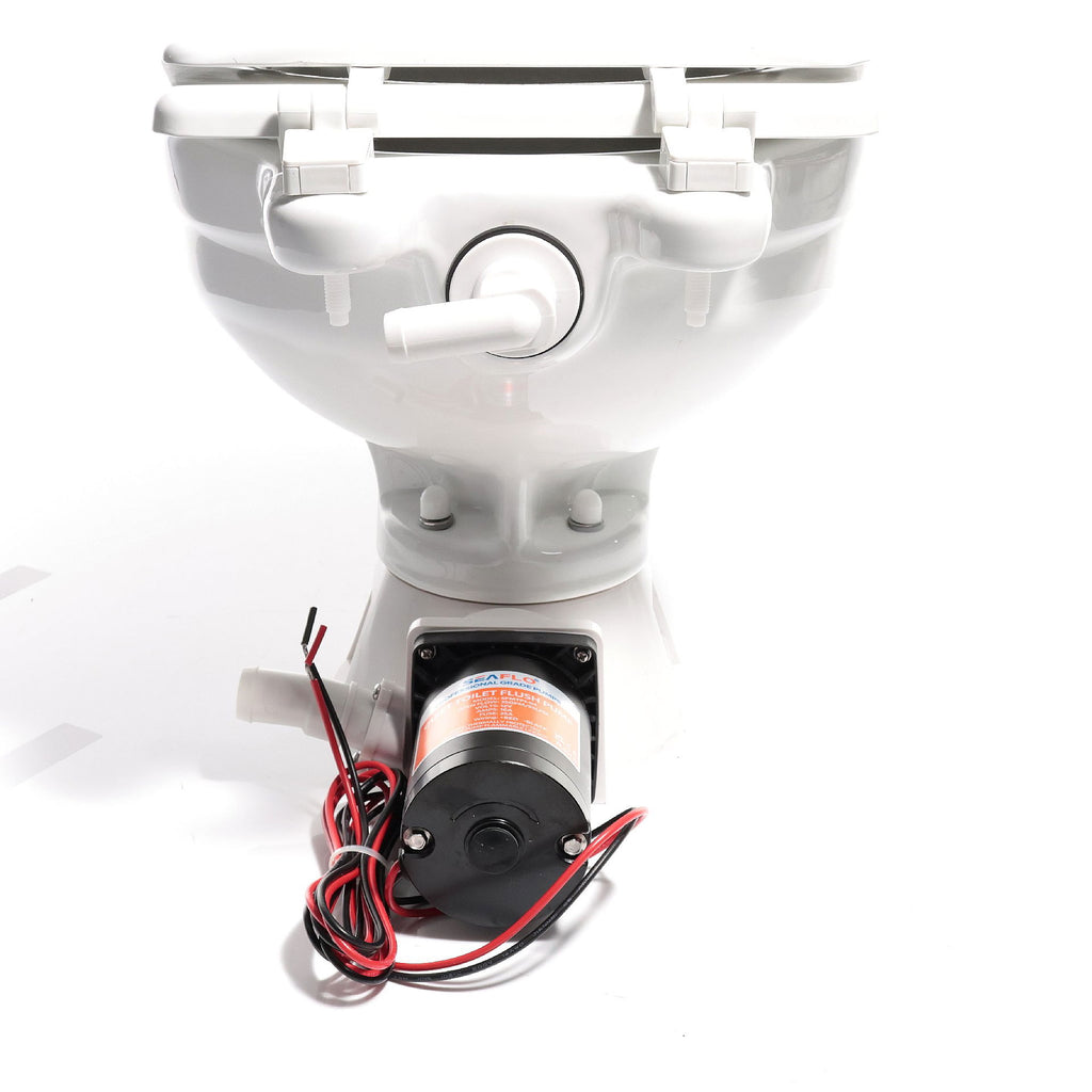 Compass Quiet-Flush elektrisk toalett med pumpe montert