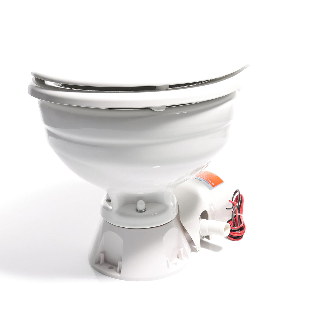 Compass Quiet-Flush elektrisk toalett med pumpe panel