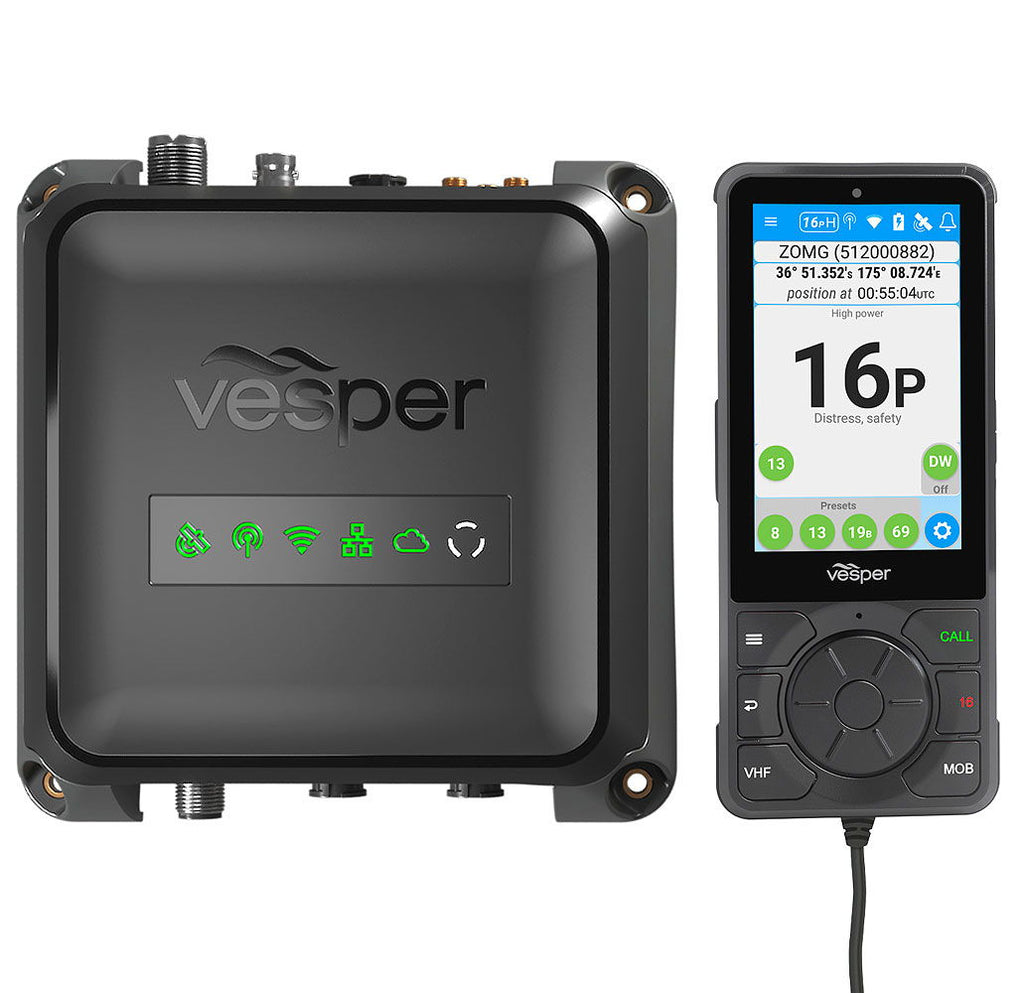Cortex V1 stasjonær VHF med touchscreen og AIS forfra