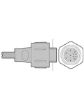 CP450C svinger-skjøtekabel 3 m - Raymarine forlengelseskabel