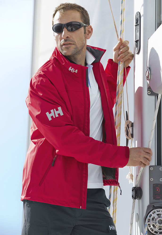 Crew seiljakke herre Helly teknologi WP 5000 mm bakside