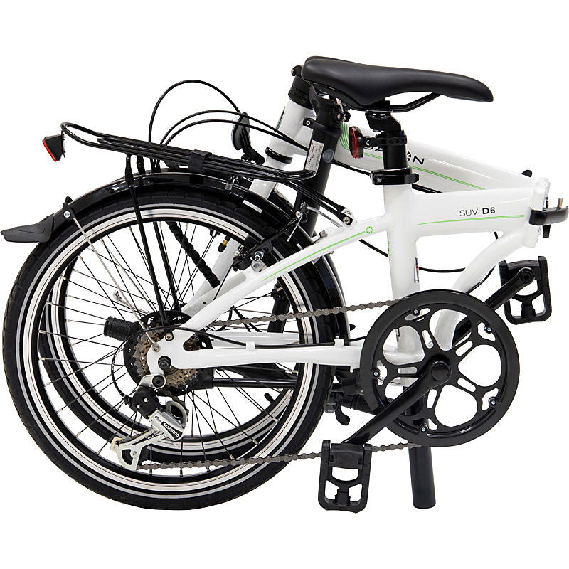 Dahon SUV D6 sammenleggbar sykkel 20 tommer nærbilde av gir