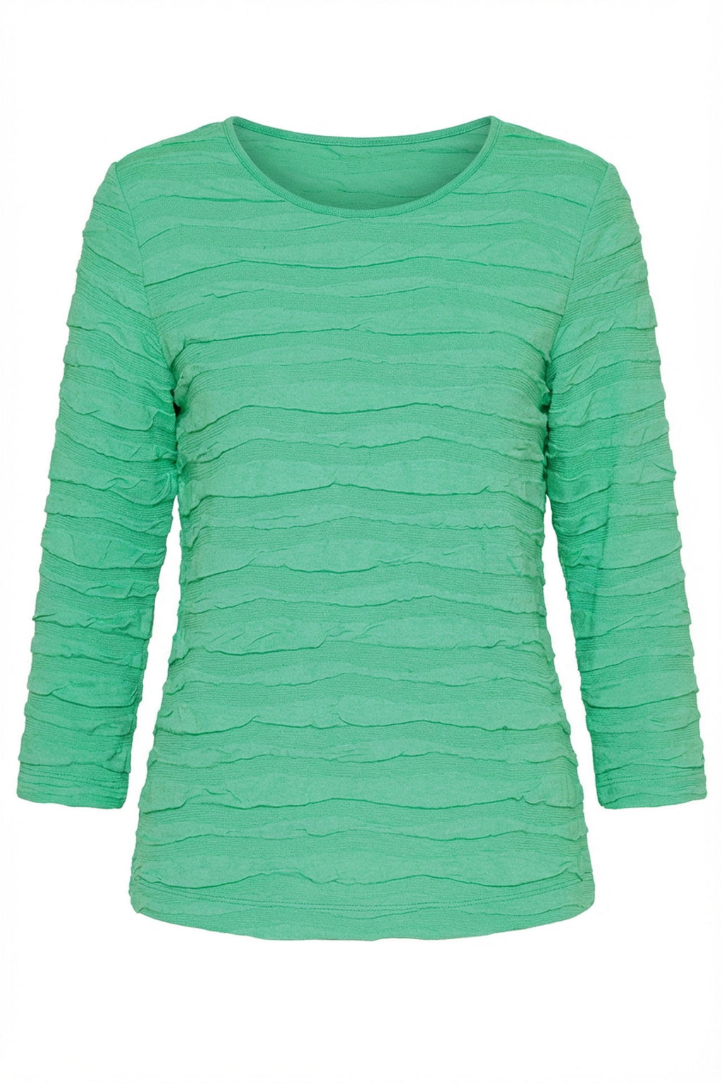 Nærbilde av Dame strukturskjorte 3/4-ermer viskose/polyester 62 cm