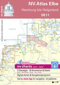 DE 11 NV Atlas Elben sjøkart papir og digital - NV-Verlag forside