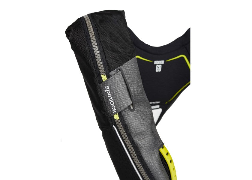 Deckvest 6D HRS automatvest 275N grå/svart bakside