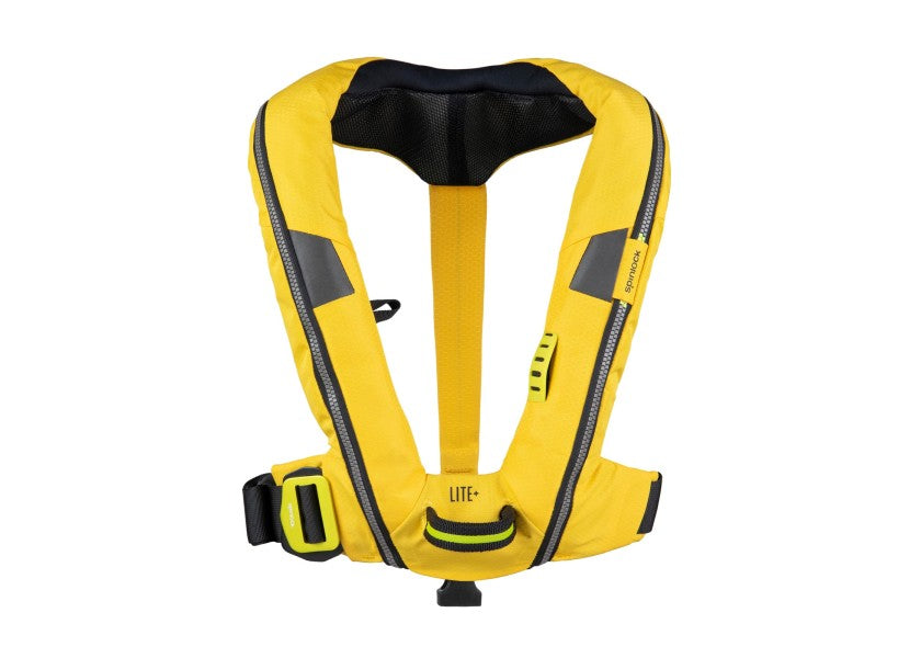 Deckvest Lite+ automatvest 170N gul med D-ring forfra