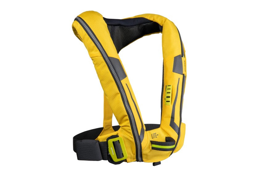 Deckvest Lite+ automatvest 170N gul med D-ring bakside