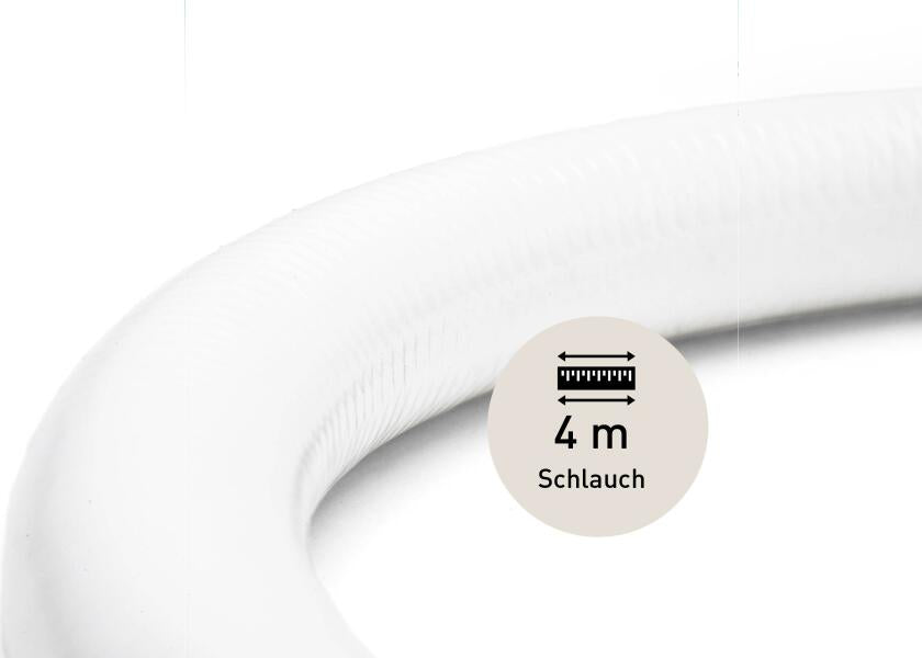 Detalj av slange på Dekksdusjsett TWIST med mikser 4,0 m slange - Whale