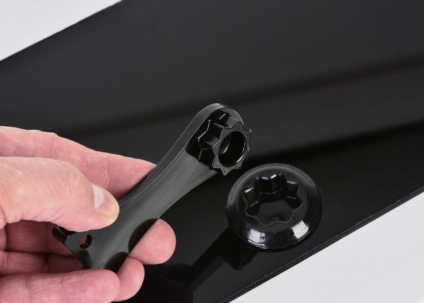Oversikt over Dekksluke 268 x 448 mm plast røykgrå