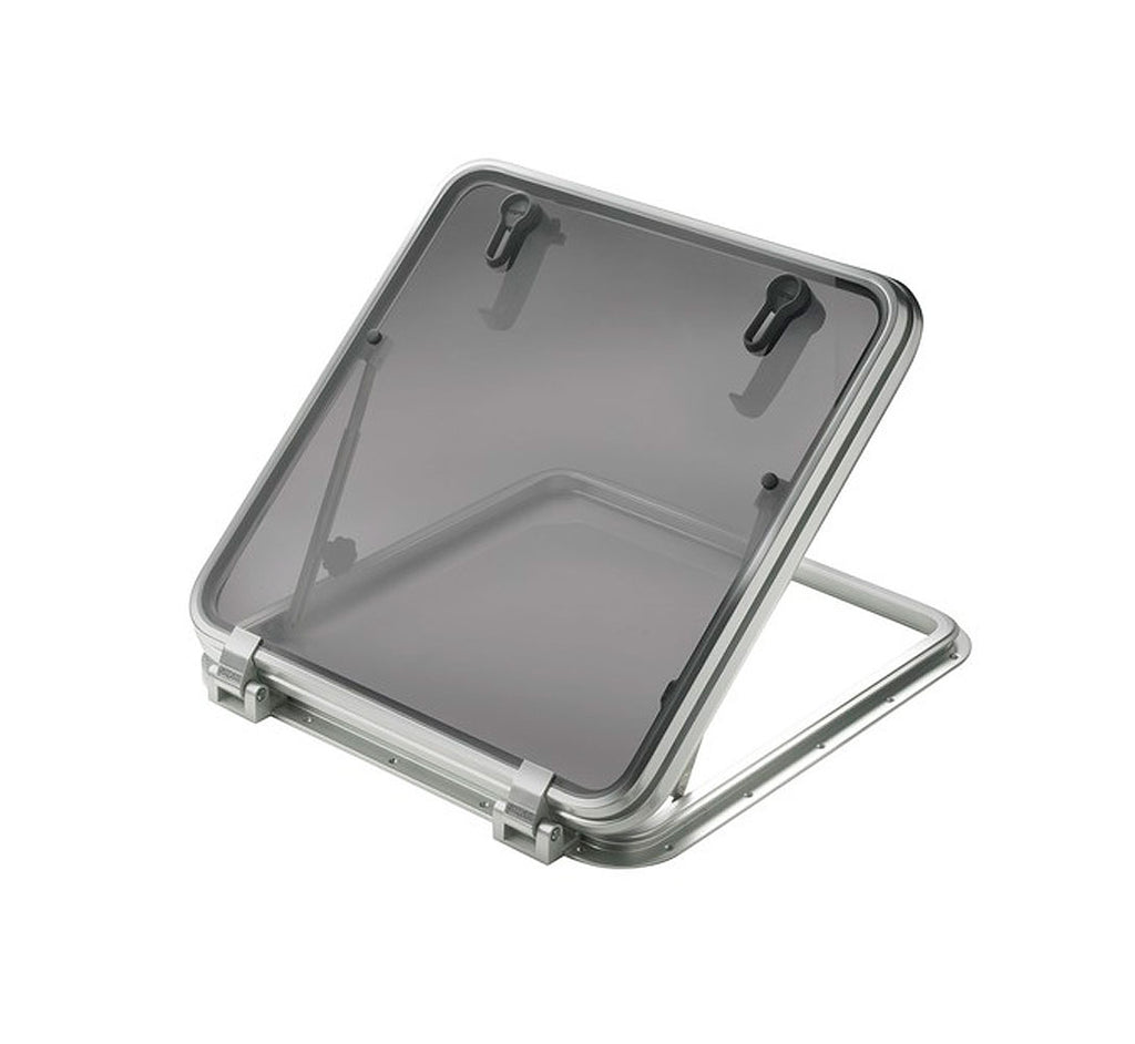 Dekksluke Libero 2032 L aluminium 260 x 260 mm 10 mm akryl forfra