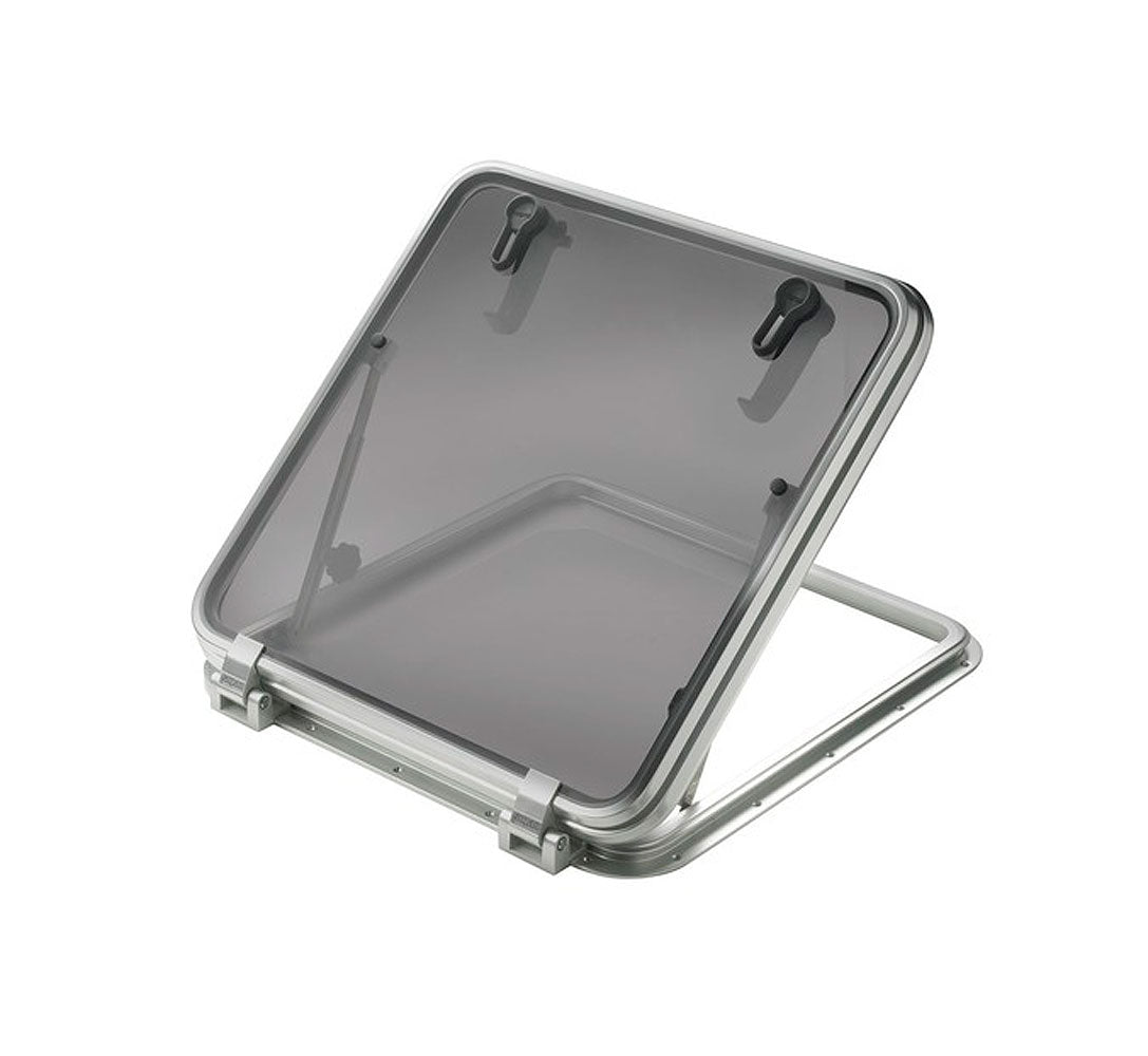 Dekksluke Libero 2032 L aluminium 260 x 260 mm 10 mm akryl forfra