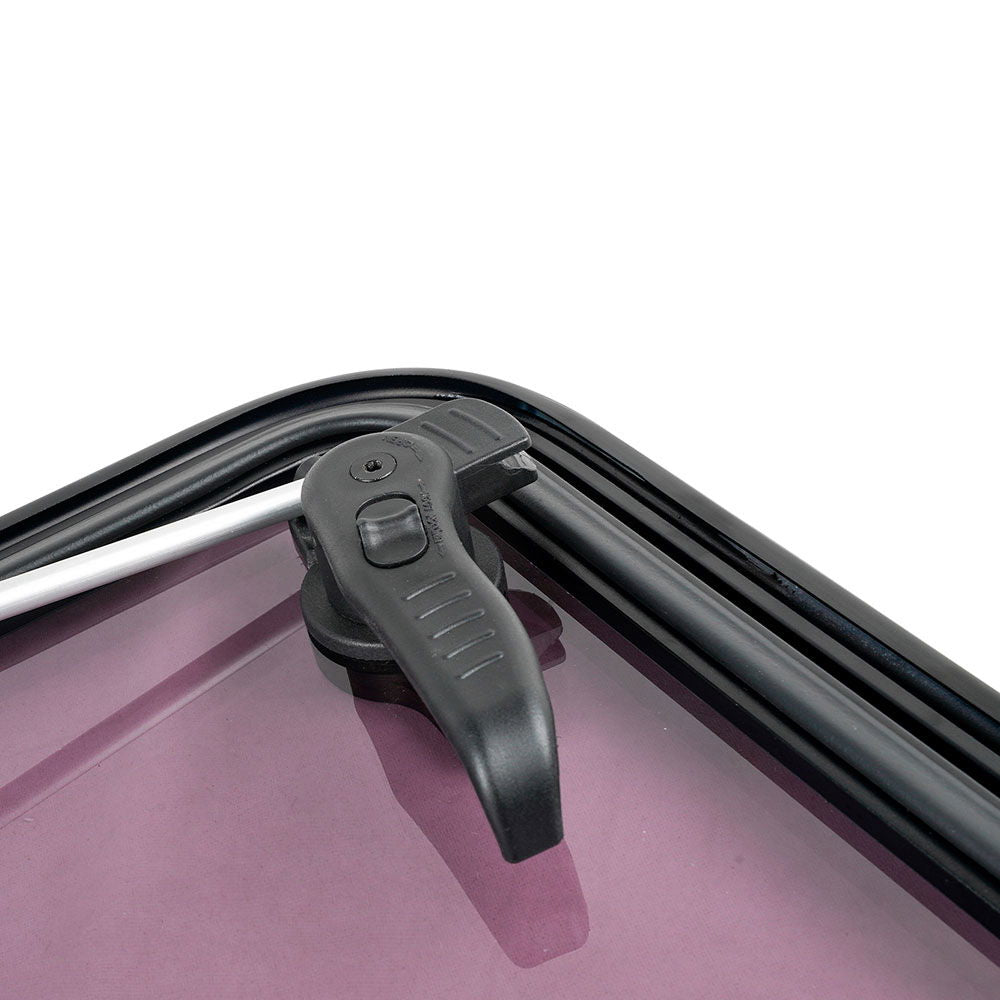 Dekksluke low profile aluminium eloksert 507 mm akryl bakside