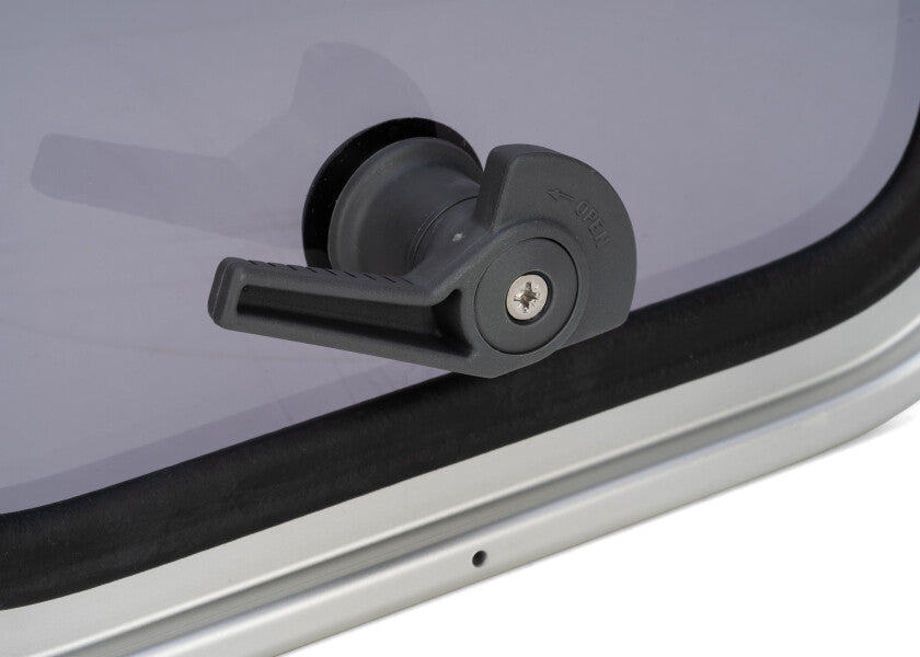 Dekksluke Low Profile LP-10 aluminium kvadratisk lukket