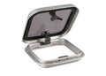 Dekksluke Ocean 10 aluminium 324 x 324 mm med flens forfra