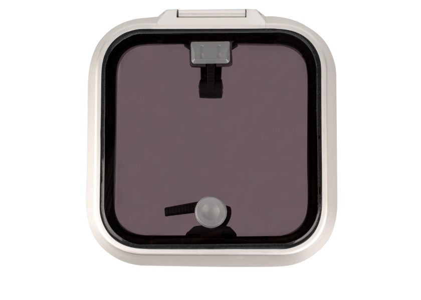 Dekksluke Ocean 10 aluminium 324 x 324 mm med flens bakside