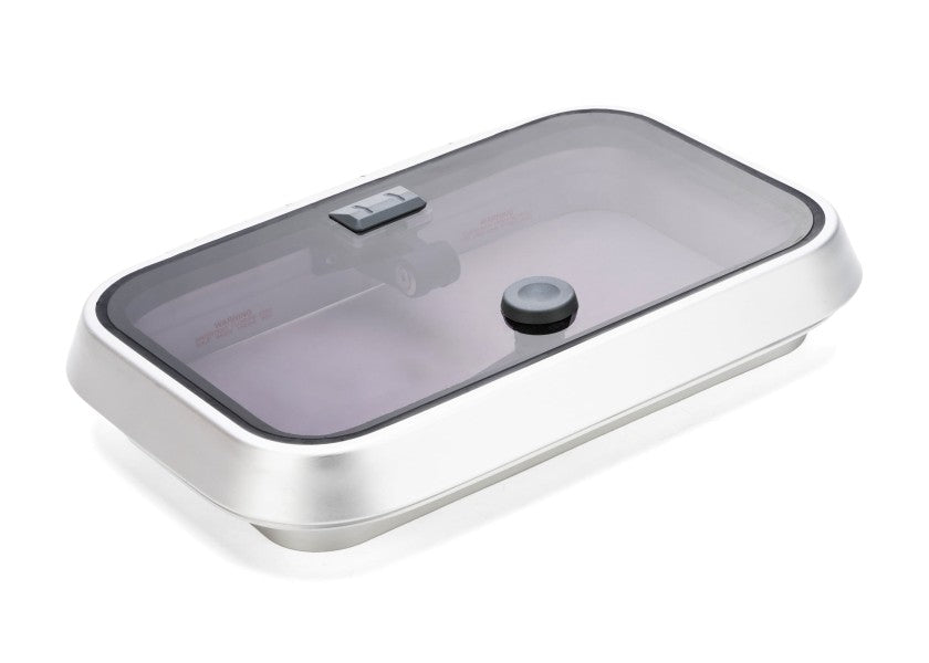 Dekksluke Ocean 20 aluminium 266 x 411 mm med flens forfra