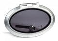 Dekksluke Serie 2000 oval aluminium RINA-sertifisert forfra