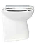 Deluxe Flush elektrisk toalett 14 tommer keramikk 12V sett forfra