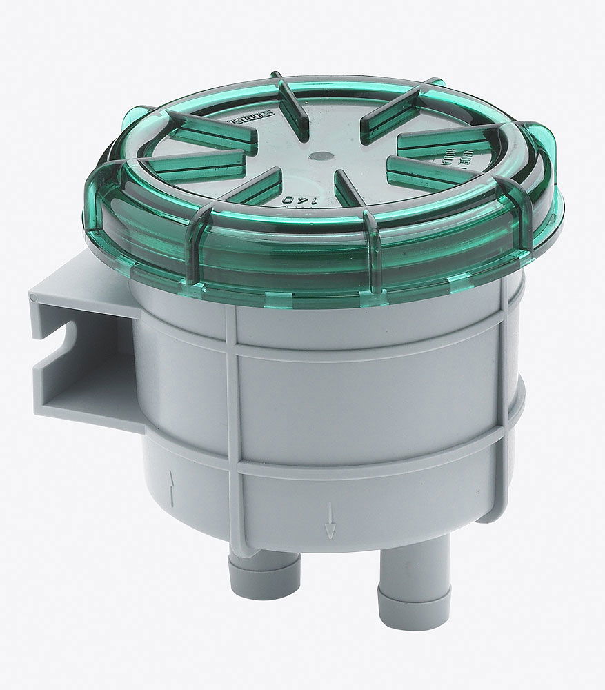 Diesel luktfilter NSF 16 S 16 mm tilkobling forfra