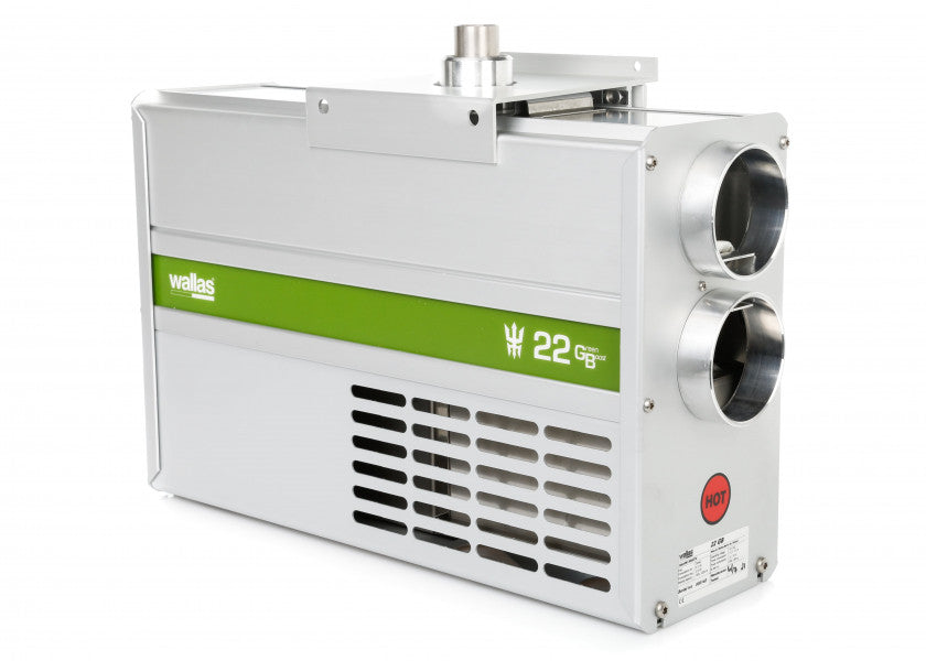 Dieselvarmer 22GB 12V 2,5 kW montert i båt