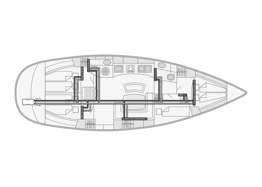 Detalj av Dieselvarmer vannbåren Thermo Pro 90 Marine 12V 9,1 kW - Webasto