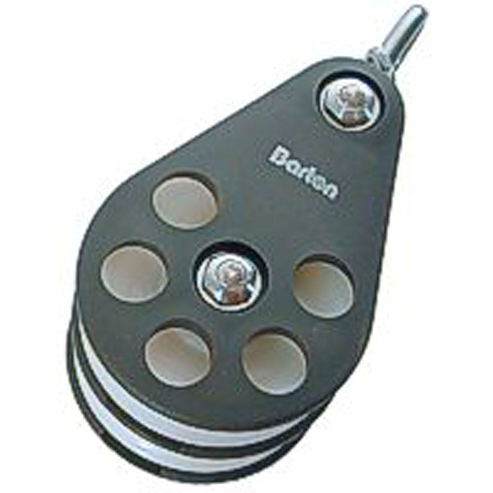 Dobbelblokk med sjakkel 54 mm glidelager 1500 kg forfra