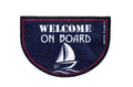 Dørmatte Welcome on Board 70 x 50 cm sklisikker fra ARC Marine