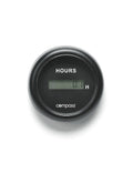 Driftstimeteller 12/24V innfelling 52 mm flansch 60 mm - Compass for motorovervåkning