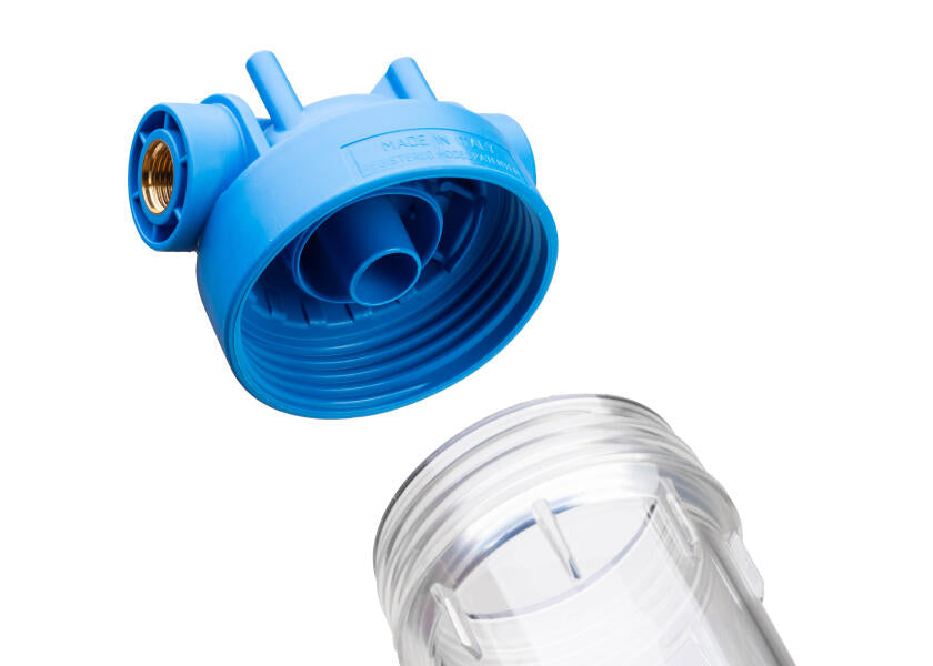 Drikkevannsfilter 5" enkelt filterhus uten manometer liten - ATLAS oversikt
