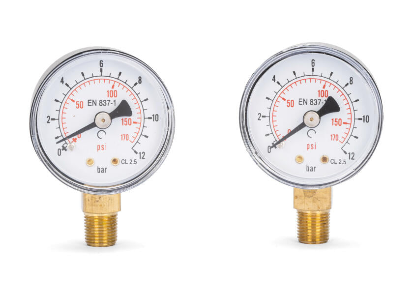 Oversiktbilde av Drikkevannsfilter 5" enkelt filterhus med manometer liten - ATLAS