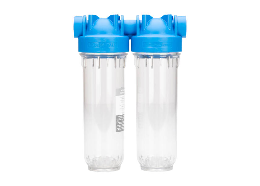 Drikkevannsfilter-sett 300 l/t 10" dobbelt hus bakside